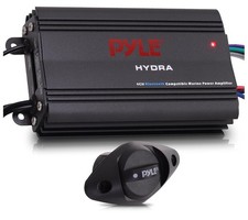 Pyle 200W 4 Channel Marine Amplifier Bluetooth Waterproof