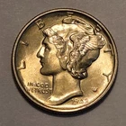 #2 1942 P "business uncirculated++ to MS??" Nicer Low Mintage Mercury Dime