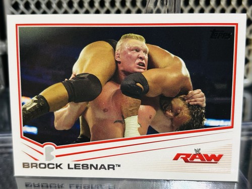 2013 Topps WWE Brock Lesnar [Silver] #5 card