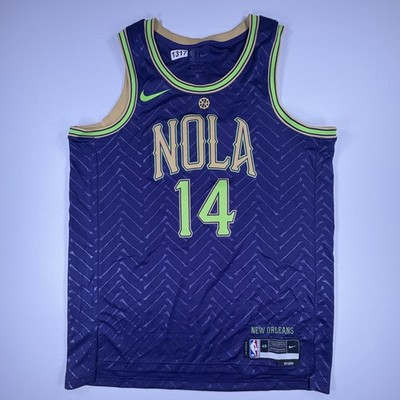 New Orleans Pelicans Brandon Ingram Nike Jersey Mens Large Purple NBA Basketball