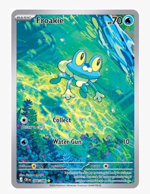 Froakie 88/86 Chaos Rising Pokemon Card