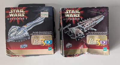 NEU Star Wars Episode 1 Puzz 3D Puzzles - Gungan Sub & Sith Infiltrator