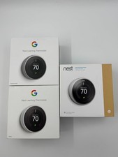 Pre-Owned-Google-Nest Learning Thermostats-3rd Gen.-A0013-Free Shipping!
