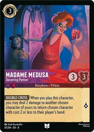 Disney Lorcana TCG - Reign of Jafar - Madame Medusa - Deceiving Partner - 47/204
