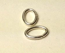 #721 sterling silver oval open jump rings