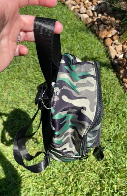 NWT Tiger Tattoo ED HARDY Camo Small Backpack Purse - greens  display picture 3