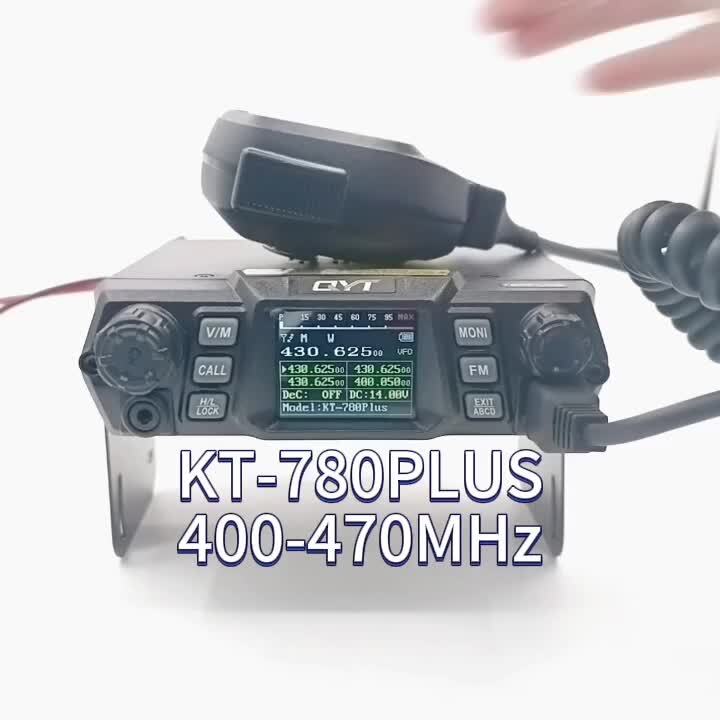 Qyt - Walkie-talkie Radio Mobile Kt-780plus Vhf 136-174mhz Ou Uhf 400-480mhz 100w /75w, Émetteur - Foto 5