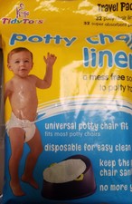 disposable potty chair liners