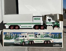 Vintage 1995 Hess Toy Truck and Helicopter with Original Box