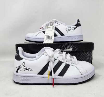 New men's Adidas x Disney Grand Court Mickey Mouse sneakers