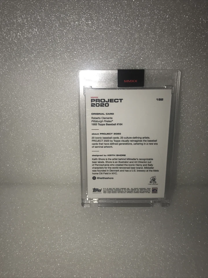 Topps PROJECT 2020 Card 182 - 1955 Roberto Clemente by Keith Shore - Image 2 of 4