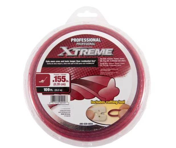 Professional Xtreme 109 pies 0,155 pulgadas Línea recortadora trenzada universal con corte Foto 2 de 4