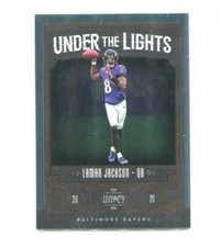 LAMAR JACKSON RAVENS 2020 PANINI LEGACY FOOTBALL UNDER THE LIGHTS UL-LJ