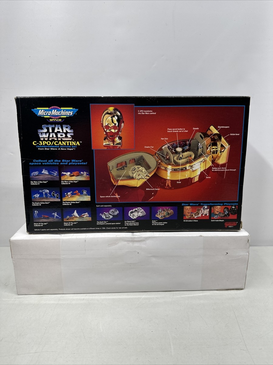 Star Wars Micro Machines C-3PO / Cantina Action Set GALOOB 1994