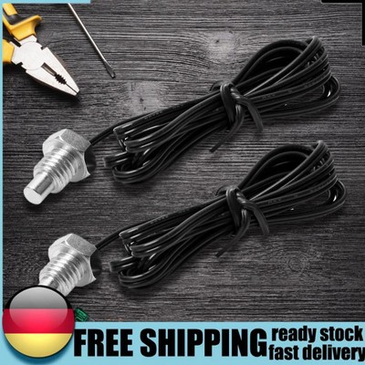 2x NTC 10K Thermistor Temperature Sensor Thread Probe Cable 1/2/3m
