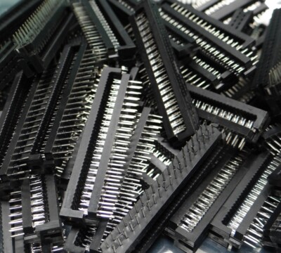QTY: 54 Housing Connectors IDC Male 40 Way For Circuit Board P/N 1-746610-9