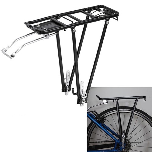 Rear Bicycle Bike Rack Cargo Carrier Rack Quick Release for Easy to Install - Afbeelding 1 van 12