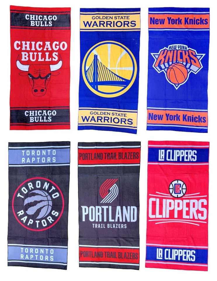 FANATICS NBA Basketball Handtuch 30x60" Strand Bad Gym Handtücher Geschenkidee Trikot