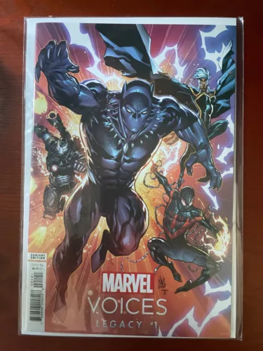 Marvel Voices Legacy 1 NM 9.4 Bag And Board Gemini Mailer