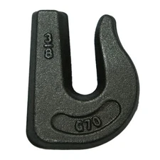 10 G70 3/8" Weld On Chain Grab Hooks Loader Bucket Flatbed Trailer Tow Tie Down