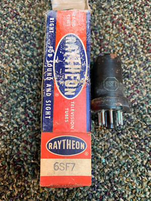 Raytheon 6SF7 Vacuum Tube N.O.S. 
