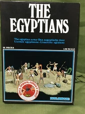Atlantic toy soldiers #1602 Italy 54mm The Egyptians inf 22 figs 1975 mib oop