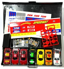 1992 TYCO TCR Total Control Racing Slot less Car Ready to Run 6 CAR TUNE UP SET!