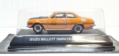 1/64 Konami 1969 ISUZU BELLETT 1600GTR ORANGE diecast car model