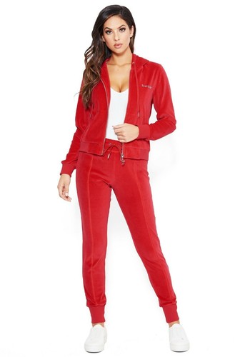Outfit Velour Hoodie Jogger Track Pants 
