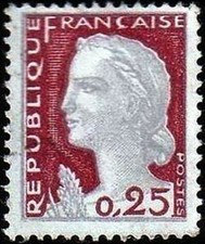 France Stamp Yvert N°1263   Marianne Of Decaris 0.25F   New Xx Ttb