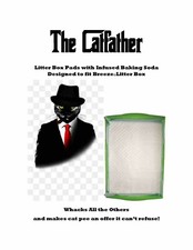 80 Litter Box Pads for Cat Litter Box Systems Tray with Infused Baking Soda