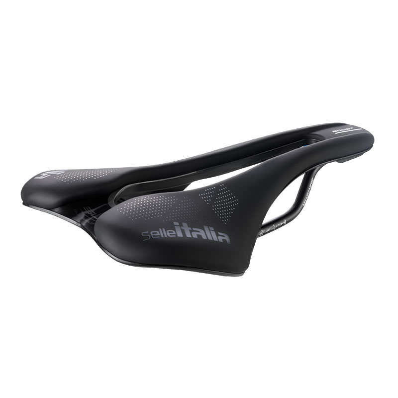 Selle Italia Sella SLR BOOST TM SUPERFLOW (S3) Nero 130x248mm 158g Manganese