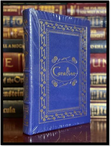 Coraline NEIL GAIMAN SIGNED New Sealed Easton Press Leather Bound Gift Hardback