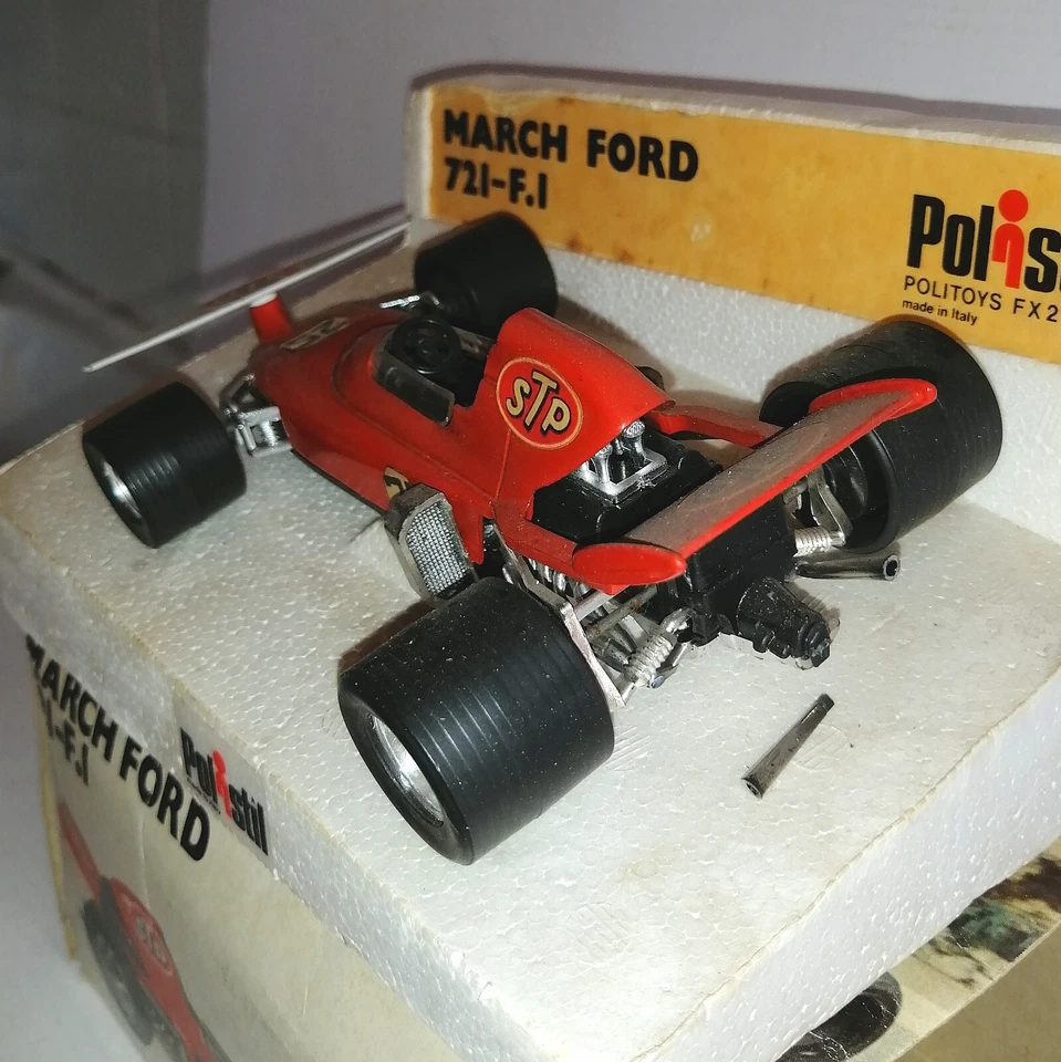 MARCH FORD 721 F.1 MADE IN ITALY POLISTIL SCALA 1/25 OBSOLETO - Immagine 3 di 3