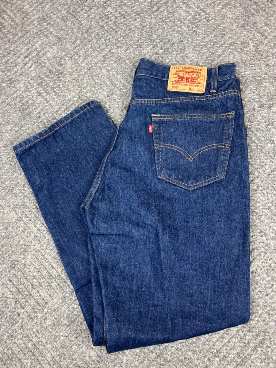 Vintage 90's Levis 505 Jeans Mens Size 36x30 Dark Wash Vintage 90's Levis 505 Jeans Mens Size 36x30 Dark Wash