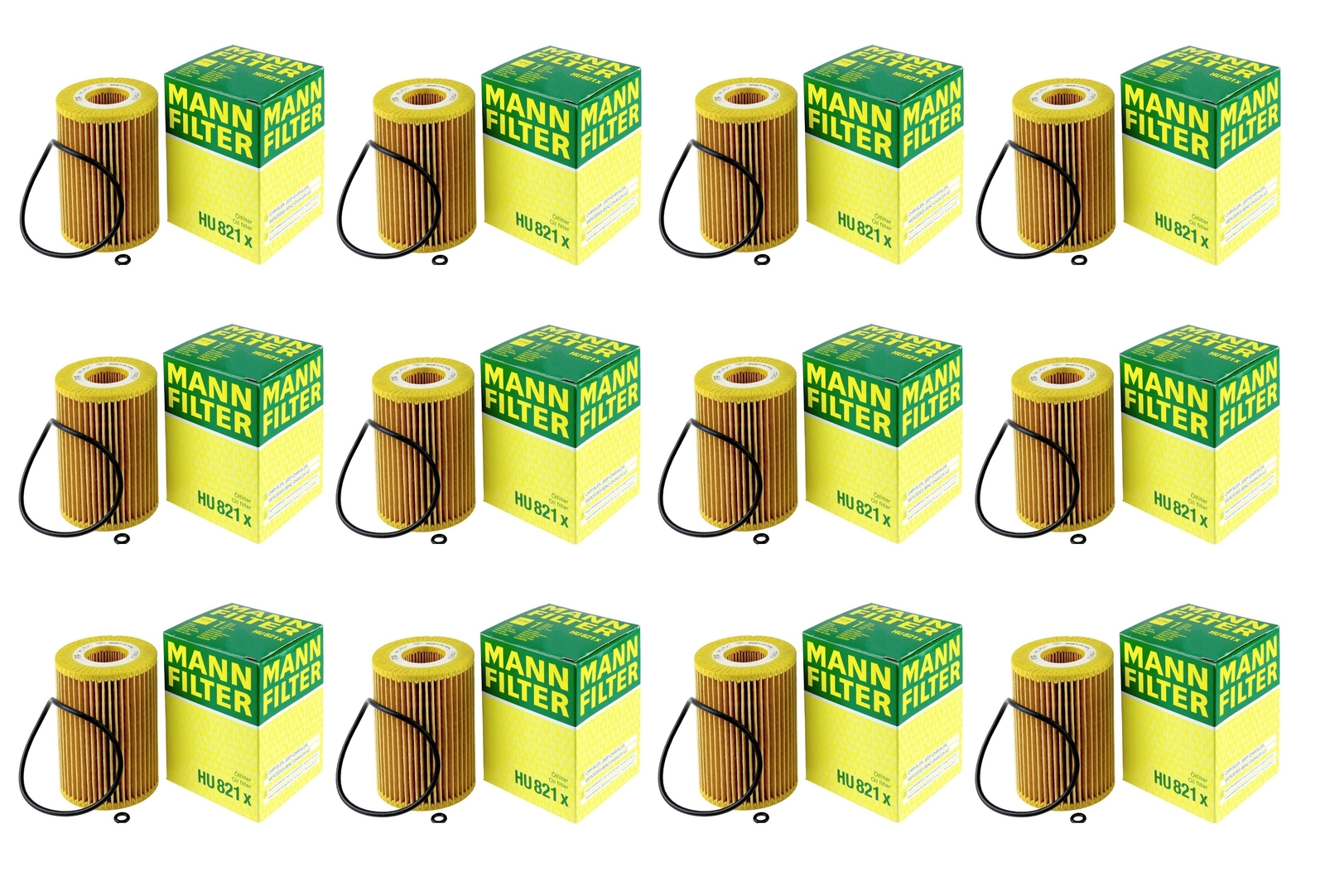 Set of 12 Oil Filter Kits Mann For Mercedes Dodge Sprinter Jeep Grand Cherokee