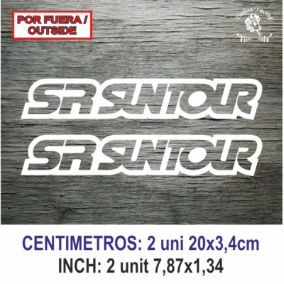Sticker Vinilo Decal Vinyl Aufkleber Adesivi Autocollant Bike Sr Suntour Bici