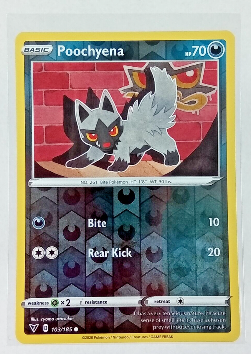 Poochyena 103/185 Vivid Voltage Reverse Holo Pokémon Card 2020 | eBay