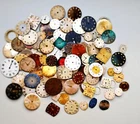 ?️Vintage Watch Dials Lot 150g – Soviet Mechanical Clock Faces, Steampunk, Art