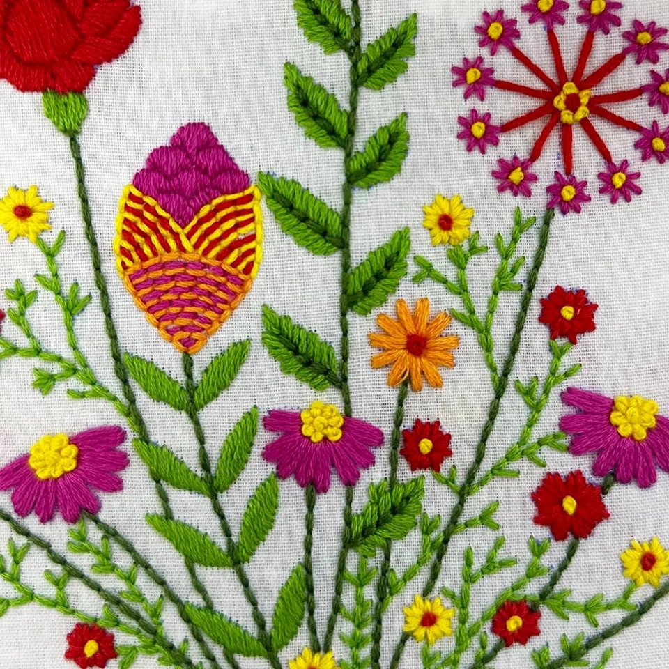 Cotton Vardhman Embroidery Thread 5 Shades Pack of 25Pcs for Cross Stitching - Image 2 of 4