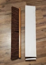 Garage Street Wood Block Floor Brush Head 3 1/4 In Palmyra Fiber 24 Push Broom