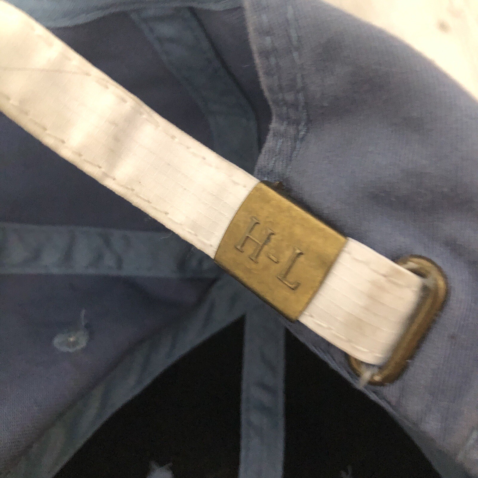 Chubbies Blue Strapback Hat White Embroidered Log… - image 9