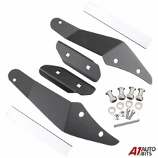 Curved LED Light Bar Mounting Set Bracket Upper Windshield Roof Support 4X4
