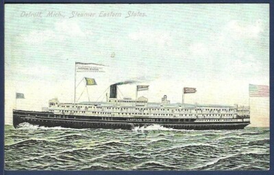 Great Lakes Steamer EASTERN STATES of the D.& C. Navigation Company
