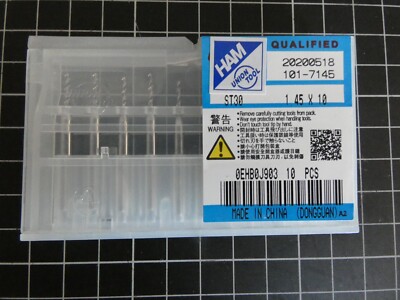 10 x HAM Mikrobohrer ST30 1.45 x 10