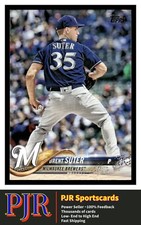2018 Topps Update #US291 Brent Suter Milwaukee Brewers  EXTRA 35% OFF 4+