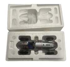 CMC 1/18 Scale Diecast Mercedes-Benz W165 1939 #16 - Silver