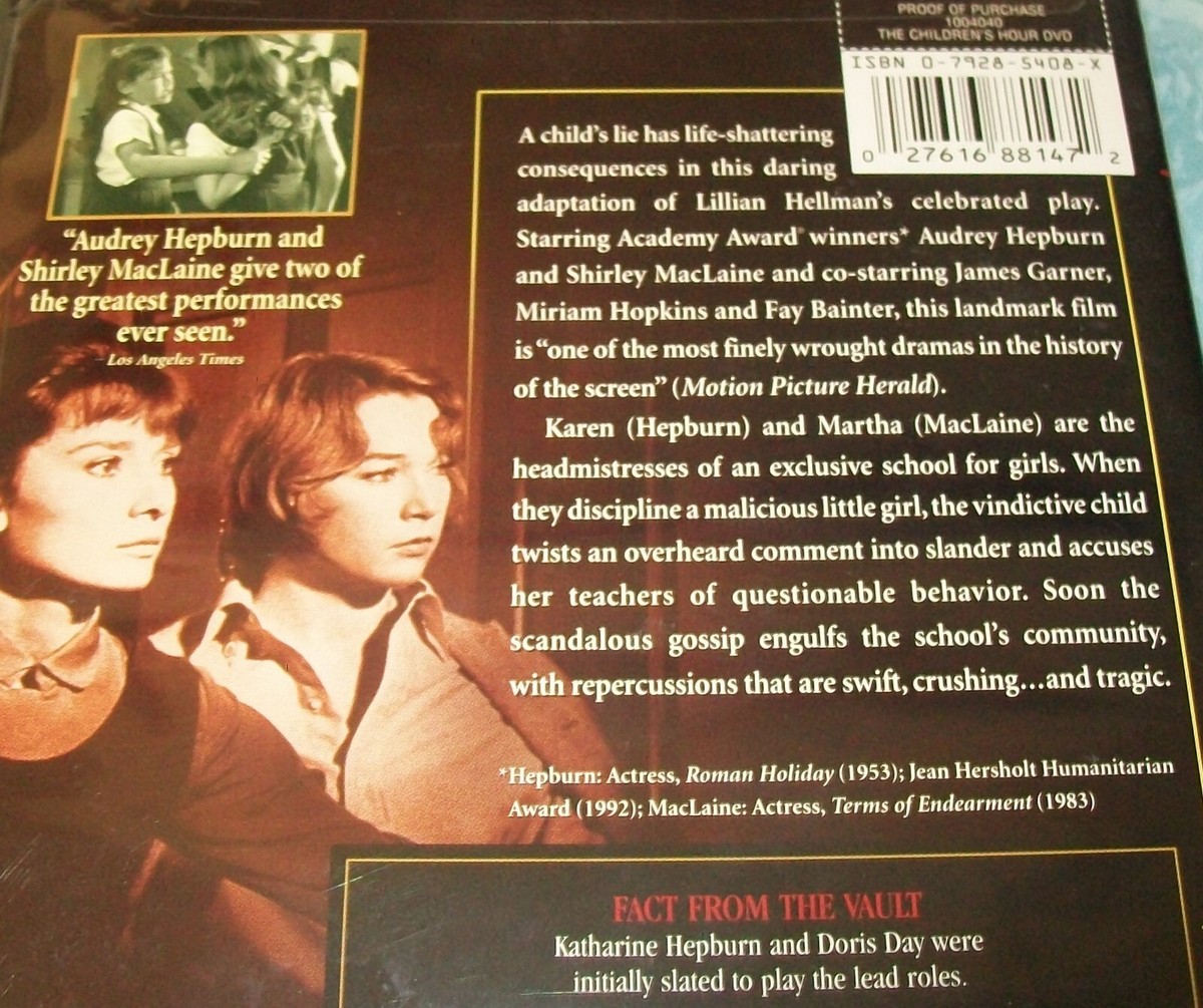 (未使用･未開封品)The Children&#39;s Hour [DVD] Amazon.com: The Children's Hour [DVD] : Audrey Hepburn