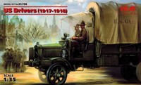 Icm 35706 - Us Drivers 1917 1918 - Amerikanische Soldaten - 1:35