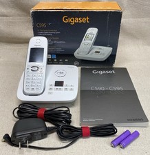 Siemens Gigaset C595 Cordless Phone Handset System TESTED